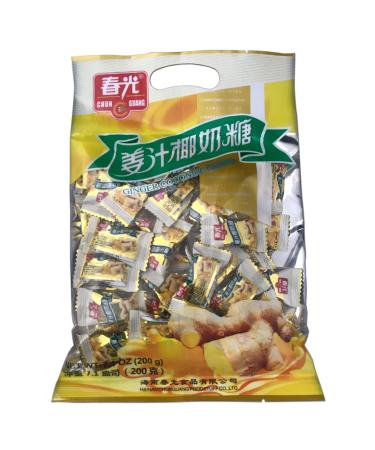 Chun Guang Ginger Coconut Candy 7.05 Ounce From China