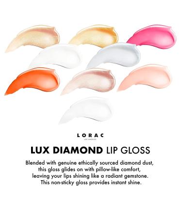 LORAC LUX Diamond Lip Gloss - Multi-Dimensional Shine, Non-Sticky & Long Lasting - Buy Online on GoSupps.com