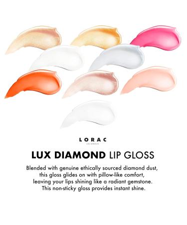 LORAC LUX Diamond Lip Gloss - Pink Sand | Multi-Dimensional Shine, Long Lasting Formula - Buy Online on GoSupps.com