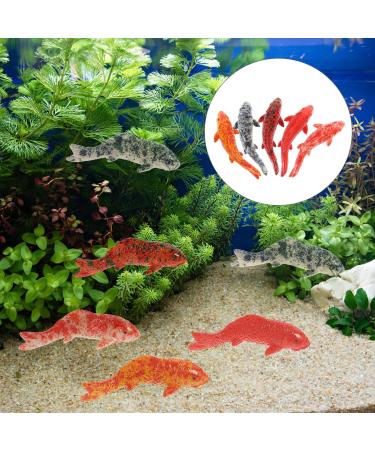 Artificial Floating Fish Decoration - 5pcs Aquarium Model for Terrarium & Landscape Crafts - Buy Online on GoSupps.com