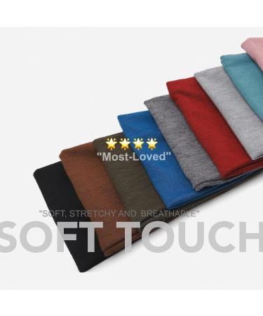 AKTVSHOW 12 Pack Women's Short Hair Elastic Headbands for Workout Sports Yoga - Wide Thick Sweat Headbands for Exercise - Hair Accessories Set - Buy Online on GoSupps.com