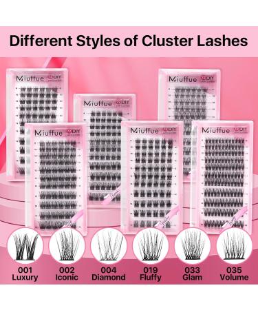 Buy 72 PCs Lash Clusters | DIY Eyelash Extensions | Super Thin Band Wispy Individual Lashes | Fluffy C-8-16mix - Shop Internationally - Buy Online on GoSupps.com