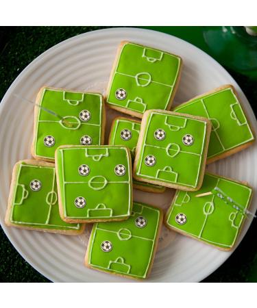 G nthart BackDecor Mini Sugar Footballs - Soccer Party Decoration | 48 Icing Footballs for Events | International Shipping - Buy Online on GoSupps.com