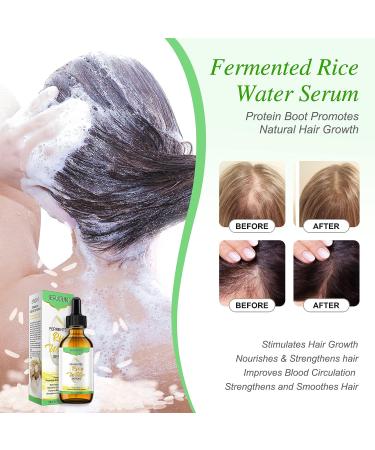 Rice Water Hair Growth & Strength Leave-in Conditioner - 100% Pure Natural Scalp Moisturizer with Vitamins & Minerals - 2.02 fl.oz - Buy Online on GoSupps.com