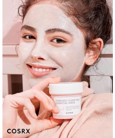 COSRX Pink Pore Clarifying Charcoal Mask 3.8 fl. oz - Blackheads, Pores, Acne Control - Color Changing Detox Clay Mask - Buy Online on GoSupps.com