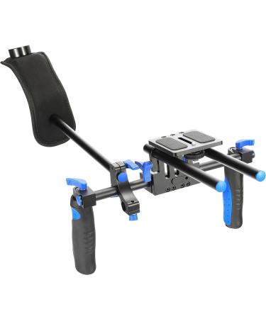MARSRE DSLR Shoulder Rig Film Making System with Camera/Camcorder Mount Slider - For All DSLR and DV Camcorders - Buy Online on GoSupps.com