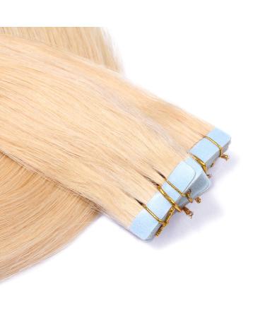 Buy #24 Gold Blonde Tape In Hair Extensions - 40cm Real Remy Hair - 50 Bricks (4cm Wide) - 100% Adhesive Tape by Novon Hair Extensions - Buy Online on GoSupps.com