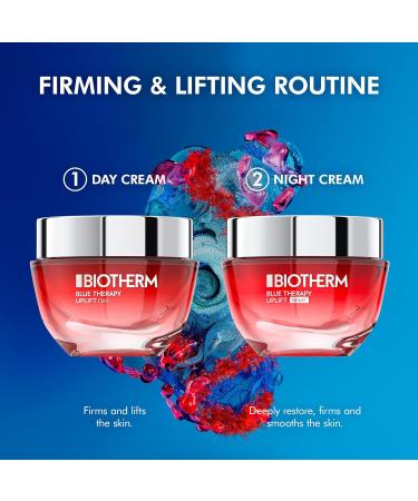 Biotherm Blue Therapy Uplift Set with Peptides and Red Algae Extract Including Night & Day Face Cream Reduces Appearance of Aging - Buy Online on GoSupps.com