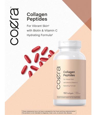 Horb ach Collagen Peptide Pills | 150 Softgel Capsules | for Vibrant Skin | Biotin & Vitamin C | Grass Fed Non-GMO Gluten Free Supplement | Coera - Buy Online on GoSupps.com