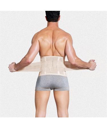 Adjustable Double Pull Lumbar Brace Lower Back Belt Black Breathable Back Support Belt Posture Corrector for Women Men Unisex Adults (Color : Beige Size : Medium) (Beige Large) (Beige X) - Buy Online on GoSupps.com