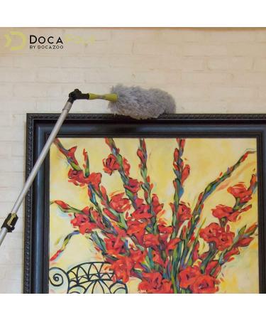 DocaPole 7-30 ft Telescoping Cleaning Kit with Squeegee, Washer & Dusting Attachments, Extendable Pole for Window, Cobweb, Microfiber, Fan cleaning - Buy Online on GoSupps.com