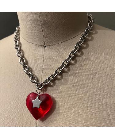 Oralgo Heart Motif Necklace - Stylish Collarbone Chain for Women & Girls | Perfect for Weddings Parties & Birthdays - Buy Online on GoSupps.com