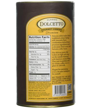 DOLCETTO Lemon Wafer Rolls - 12 OZ | Delicious Italian Treat - Buy Online on GoSupps.com
