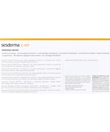 SESDERMA Fiale Di Siero Intensivo C-vit 10x1 5 Ml - Buy Online on GoSupps.com