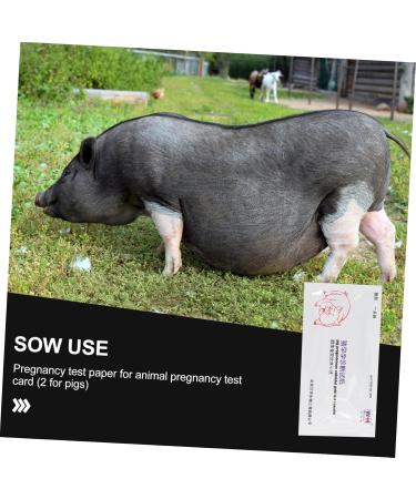 Minkissy 6 STK Pregnant Tester Stripes for Farm Animals - High Precision Sow Pregnancy Test Strips | 1 Pack of 3 Test Papers - Buy Online on GoSupps.com