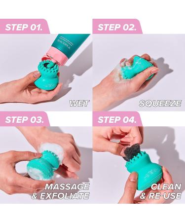 I Dew Care Pawfect Face Scrubber | 3-in-1 Silicone Pore Cleanser, Exfoliator & Massager - Buy Online on GoSupps.com