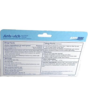 Pure-Aid Extra Strength Anti-Itch Allergic Cream 1oz - Fast Relief - Buy Online on GoSupps.com