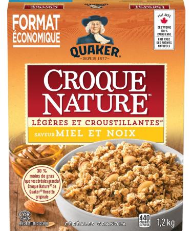 Harvest Crunch Light & Crisp Granola Honey Nut Flavour Value Size 1.2kg - Buy Online on GoSupps.com