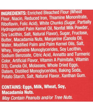 Mrs. Fields Jumbo White Chunk Macadamia Cookies - Pack of 12 | Individually Wrapped - Buy Online on GoSupps.com