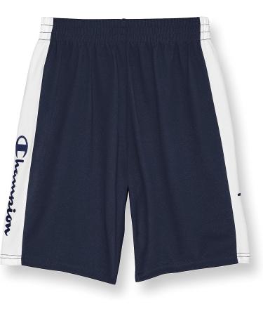 Champion Boys Athletic Shorts - Lightweight Graphics 8 - Big Boys 10-12 - Navy/White Script - Buy Online on GoSupps.com
