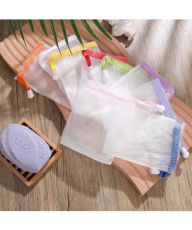 Sisal & Nylon Soap Bags - 10 Pack for Solid Soap & Body Peeling | Eco-Friendly Bath Accessories - Buy Online on GoSupps.com