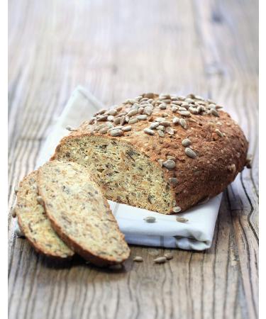 Sukrin Fibre Bread Mix - Low Carb, Gluten Free, Milk Free, Yeast Free, High Fibre 1kg - Perfect for Keto Diets & Easy Baking (Pack of 1) - Buy Online on GoSupps.com