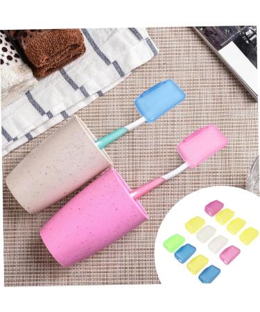 Frcolor 12-Piece Toothbrush Protective Caps - Dustproof & Portable Travel Covers - Buy Online on GoSupps.com