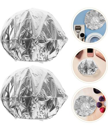 Lot de 8 Bonnets Chauffants en Aluminium Argent lastiques pour Soin Profond des Cheveux Vapeur et Coloration R utilisables Accessoires Coiffure Professionnels pour Salon - Buy Online on GoSupps.com