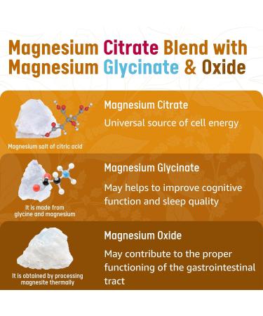 Multi Magnesium Complex Supplement 500mg - 5 Active Bioavailable Forms Hydroxide Malate Oxide Citrate Glycinate - Bone Heart & Muscle Support 1 - Buy Online on GoSupps.com