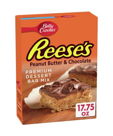 Betty Crocker Hershey's Dessert Bar Mix Reese's Peanut Butter & Chocolate 17.75 oz Box