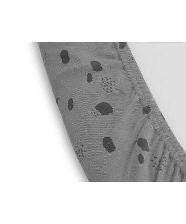 Jollein Changing Mat Jersey 50x70cm - Spot Storm Grey | Soft & Stylish Baby Diaper Changing Pad - International Shipping Available - Buy Online on GoSupps.com