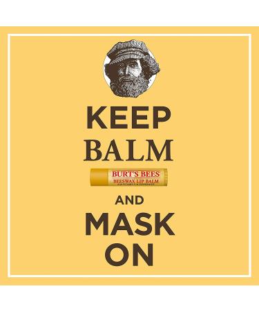Burt's Bees Lip Balm Stocking Stuffer - 100% Natural SPF 15 Lip Care Holiday Gift, Water Resistant All-Weather Formula - 2 Pack - Buy Online on GoSupps.com