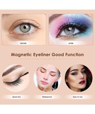 Magnetic SL Magnetic Eyelashes & Eyeliner Kit - Natural Look, Waterproof, Reusable, Long-Lasting - 13 Piece Set - Buy Online on GoSupps.com