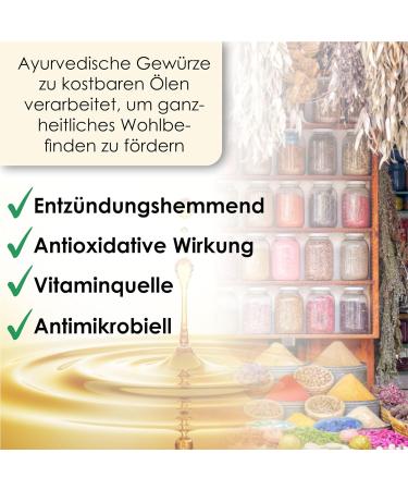  himalayasdreams Ayurveda Certified Natural Santulan Drain Cleaning Oil by Himalaya Dreams - 300 ml - Organic Oil Pulling Oil - Organic Cultivated Oil - Organic Coconut Oil - Cardamom - Camob - Crest - Black Feather - Buy Online on GoSupps.com