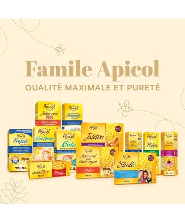 Dry and Oily Cough Syrup with Propolis Pine Buds and Echinacea - Against Mucosity and Mucus - No Sweeteners and Preservatives - 250 ml Bottle of Apicol Api-Nature - Buy Online on GoSupps.com