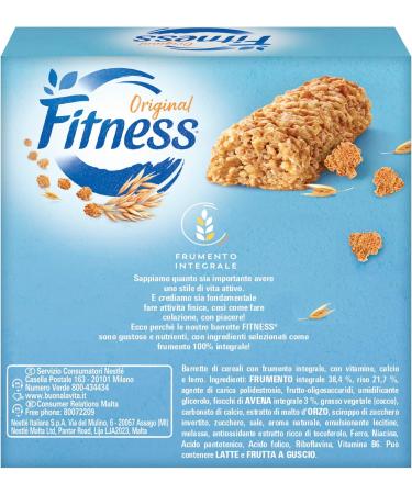  FITNESS FITNESS Original Whole Grain Slides 23.5g (141g) (Pack of 6) - Buy Online on GoSupps.com