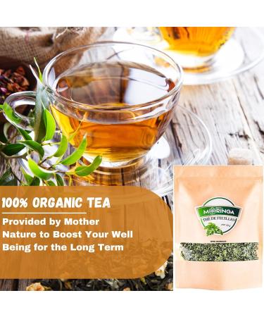 Zest of Moringa Green Tea Leaves - Organic Moringa Tea Leaves | Premium Quality Moringa Oleifera Tea - Pack of 50g - Buy Online on GoSupps.com