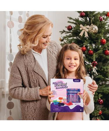 DAI Weaving Loom Kit for Kids and Adults - Potholder Loops Toys - Beginners Knitting Set with Metal Crochet Hooks - Ages 6-12 - Buy Online on GoSupps.com