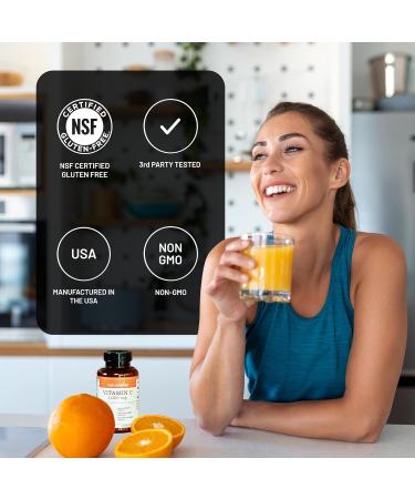 NatureWise Vitamin C 1000mg Capsules - Extra Strength Vegan Vitamin C for Daily Antioxidant & Immune Support - Non-GMO USA Manufactured - 120 Capsules 120-Day Supply Unflavored 120 Count (Pack of 1) - Buy Online on GoSupps.com