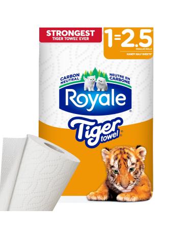 Royale Tiger Strong Paper Towel 1 Equal 2.5 Rolls 123 Sheets per Roll