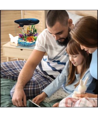 AquaView 3.5-Gallon Aquarium Starter Kit with Power Filter & LED Lighting - Ideal for Various Fish - 7 Color Selections - Buy Online on GoSupps.com