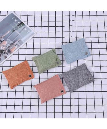 SilteD SilteD 5 Bag/Set Air Purifier Bag Car Home Bamboo Charcoal Dehumidifier Odor Remover Air Purifying Bag Natural Air Freshener Bags - Buy Online on GoSupps.com