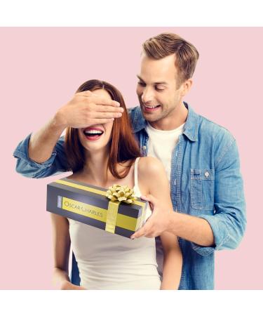 Oscar Charles 17-Piece Vegan Makeup Brush Set - Professional Brushes with Case Sponge Cleaner & Gift Box - Rose Gold - Buy Online on GoSupps.com