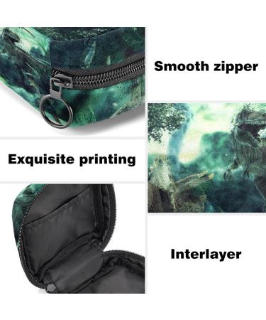 Fantasy 3D Dinosaurs Sanitary Napkin Storage Bag - Portable & Stylish for Women Girls & Menstrual Cups - Buy Online on GoSupps.com