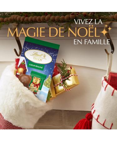 Lindt - Bag of individual Mini-Moulages filled with TEDDY - Milk chocolate and praline heart - Ideal for Christmas 137 g - Buy Online on GoSupps.com