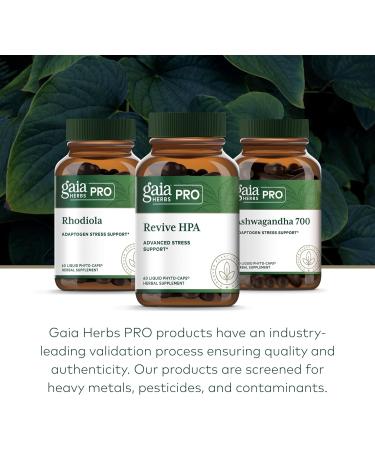 Gaia Herbs Pro Revive HPA - Adrenal Health Support Supplement* - Energy Supplement* with Cordyceps Asian Ginseng Licorice Root & Prickly Ash - 60 Liquid Phyto-Caps (30 Servings) - Buy Online on GoSupps.com