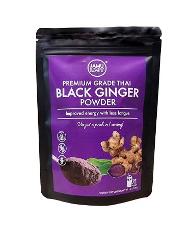 Jamulogy Thai Black Ginger Powder Herbal Supplement, 2.65 Ounce  Energy & Stamina, Sexual Wellness, Promotes Blood Circulation | kaempferia parviflora