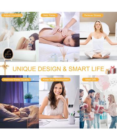 Levoair Smart WiFi Essential Oil Diffuser - Works with Alexa & Google Home - 200ml Ultrasonic Aromatherapy Cool Mist Diffuser with Alarm Clock & Temperature Schedules - Buy Online on GoSupps.com