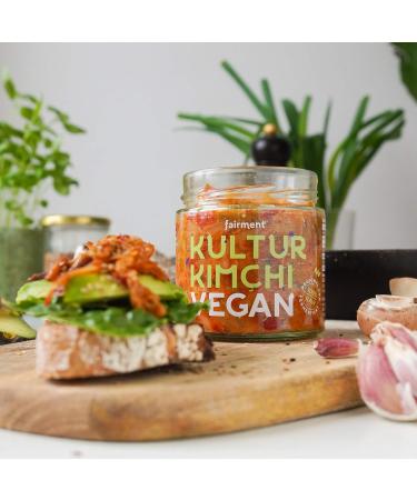 Buy Vegan Fairy Culture Kimchi - Living Organic Kimchi in Glass | Authentic Korean Recipe Fermented & Not Pasteurized - Buy Online on GoSupps.com