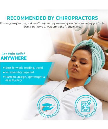 Portable Neck & Shoulder Relaxer | Cervical Traction Device for Pain Relief | Chiropractic Pillow for Joint Comfort - Buy Online on GoSupps.com